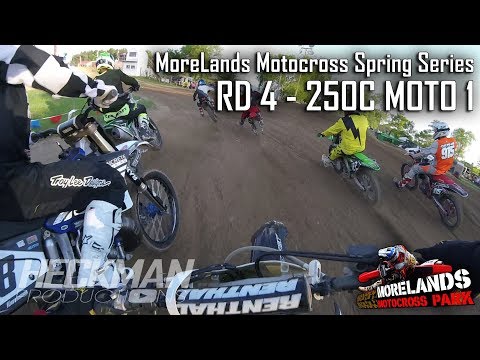 2018 Morelands Motocross Spring Series - Rd4 250 C Moto 1 - On-Board