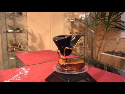 Brand new briar pipe Paronelli freehand 9mm handmande black night -  eBay number: 182039471296