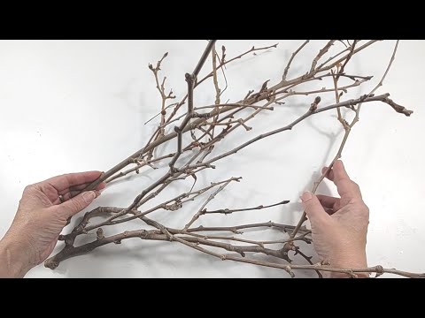 IDEA con RAMAS #manualidades #diy #reciclaje #arteencasa #artesanato