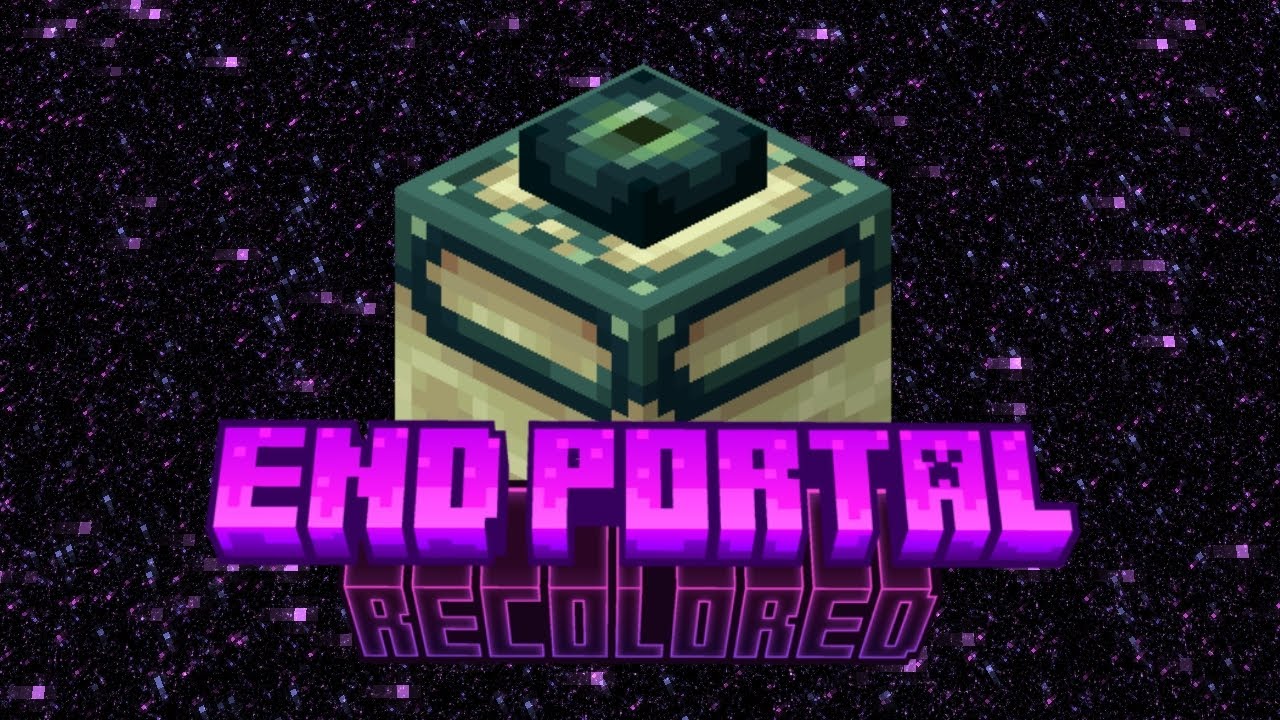 End Portal Recolored (MCBE texture pack)