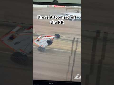 That One Was Big😱 #iracing #midget #racing #crash #flip