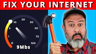 Simple steps to FIX your Internet Speed that anyone can follow