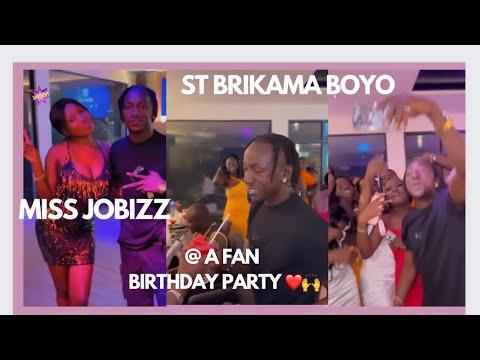 ST & MISS JOBIZZ @ A Fan Birthday #stbrikamaboyo #missjobizz #gambia #gammusic #senegambia #trend