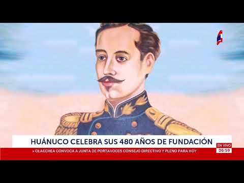 Huánuco celebra sus 480 años de fundación