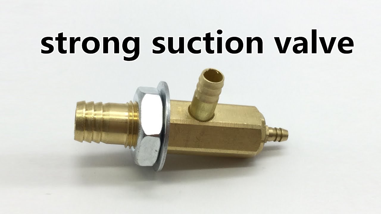 Strong suction valve