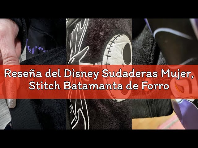 Vídeo relacionado con Disney Sudadera Oversize Mujer de Forro Polar Mickey Minnie (Rosa Marie)