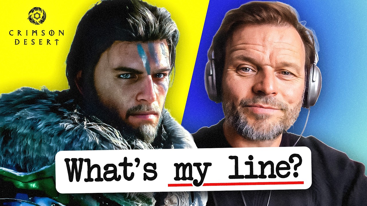 Can Crimson Desert Actor Remember His Iconic Lines? - YouTube