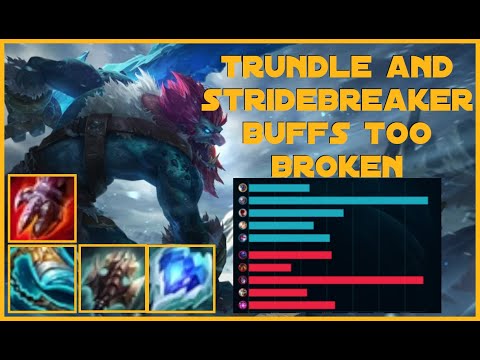 trundle and stridebreaker buffs too broken? Trundle vs Riven - league of legends season 11