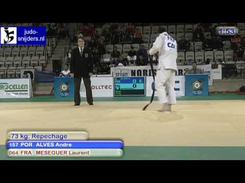 Judo 2010 World Cup Prague: Andre Alves (POR) - Laurent Meseguer (FRA) [-73kg]