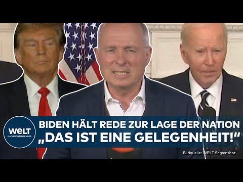 USA: Mitten im Wahlkampf! Angriff auf Donald Trump? Joe Biden hält Rede zur Lage der Nation