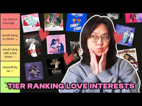 Tier ranking love interests from books I read in 2024 💋 Werewolves, time travelers, hackers, & more