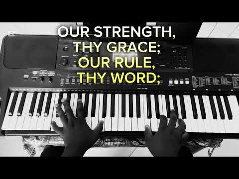 MHB 608 captain of Israel’s host and guide piano and lyrics video