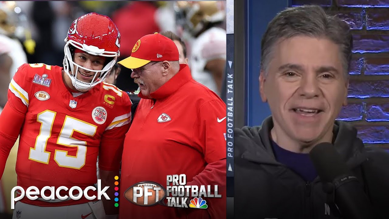 Comparing Andy Reid-Mahomes success to Bill Belichick, Tom Brady | Pro Football Talk | NFL on NBC