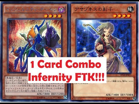 [YUGIOH] 1 Card Combo Infernity FTK!!!