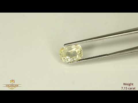 Yellow Sapphire 7.15ct. (Super Premium) video