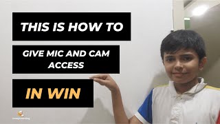 Download the video "This is how to give the microphone and camera access in Windows or any browser | CompLearning"