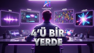 Ses, Görsel, Video ve Müzik Tek Platformda | TopMediAi