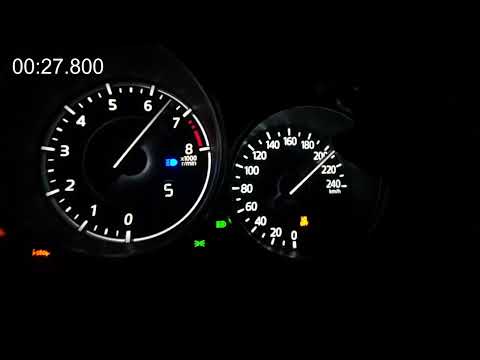 Mazda MX-5 RF 2.0 184HP acceleration 0-225km/h