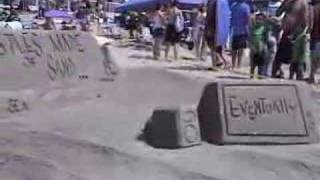 preview picture of video 'Some Imperial Beach Sand Sculptures 2007'