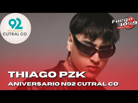 92° Aniversarios Cutral Co. Show en vivo de Tiago PZK. DÍA 1