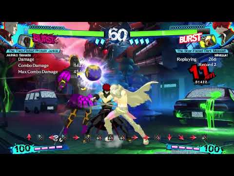 S. Akihiko Midscreen Oki Setup (no counter hit) + bonus dp punish combo