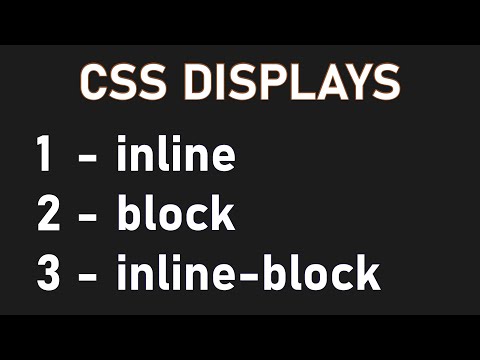 , title : 'Three Main CSS Displays | inline, block, inline-block | Full Concept'