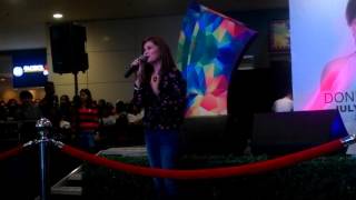 Donna Cruz sings &#39;HULOG NG LANGIT&#39; @ SM City Rosales ❤
