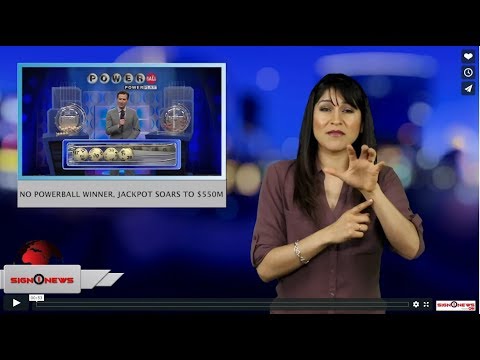 No Powerball winner, jackpot soars to $550M (ASL - 3.17.19)