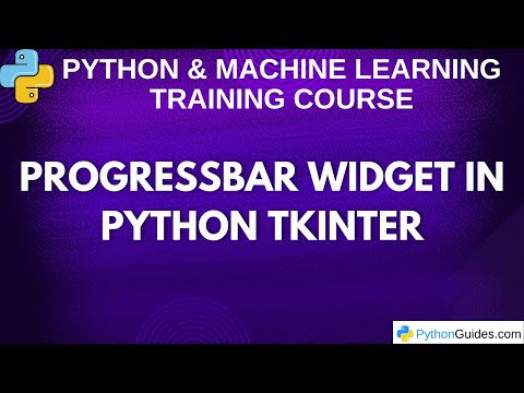 How To Use Progressbar In Tkinter Python Gui Tutorial