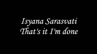 Isyana Sarasvati - That&#39;s it I&#39;m done (Lirik lagu)