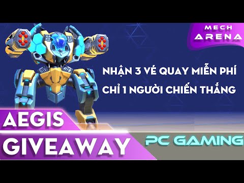 [ Mech Arena VN# 258] Aegis giveaway - Aegis trang bị Bệ tên lửa 12 - Aegis with Missile rack 12