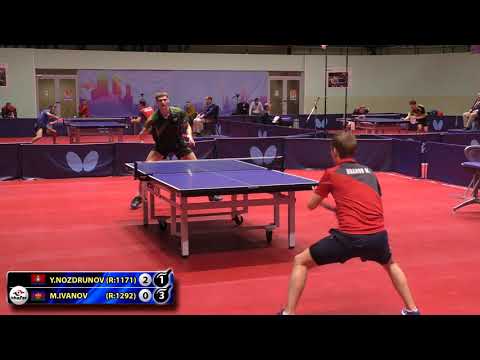 2.НОЗДРУНОВ - ИВАНОВ #RUSSIAN #Championships #tabletennis #настольныйтеннис