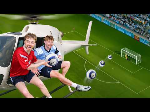 We Scored a Goal From a Helicopter