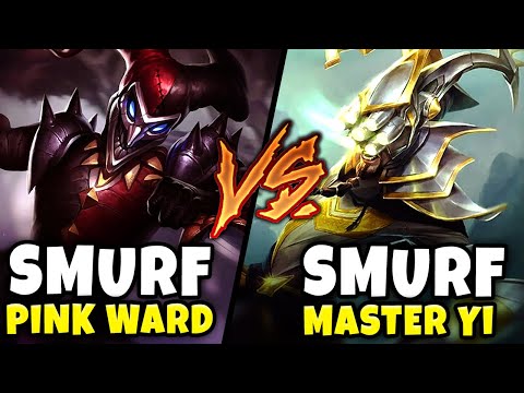 BATTLE OF THE SMURFS IN THIS SWEATY GOLD ELO GAME!! - Pink Ward Shaco