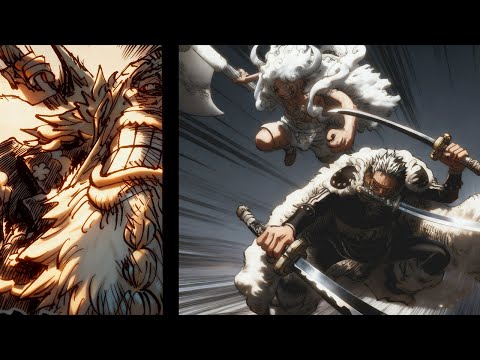 Luffy vs Scopper Gaban! - Animation One Piece