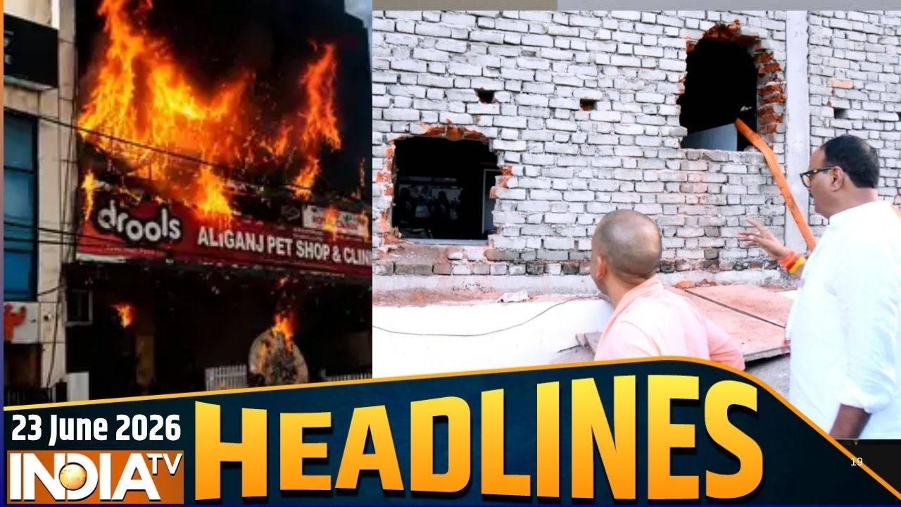 Headlines: इस घंटे की बड़ी खबरें | Lucknow Fire | Ram Mandir Donation | Shivsena UBT | Breaking news