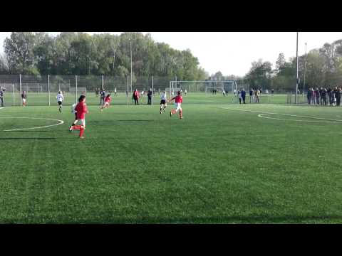 Kampioenswedstrijd GJS E1 uit tegen Wieldrecht E1 op 14 apr