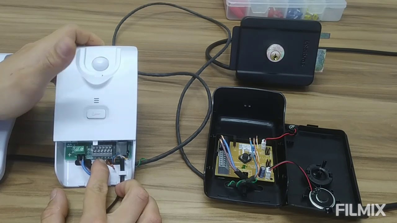 instalação de interfone residencial Intelbras ipr1010 e #fechadura #fx500 #intelbras #ipr1010