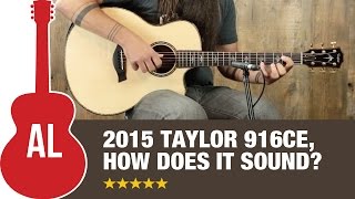 Video thumbnail for 2015 Taylor 916ce Standard Review by Acoustic Letter