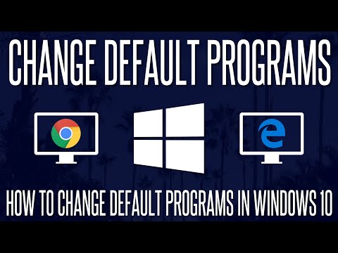 How to Change Default Programs/Applications in Windows 10