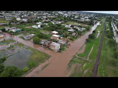 BARRIOS INUNDADOS EN CHARATA CHACO