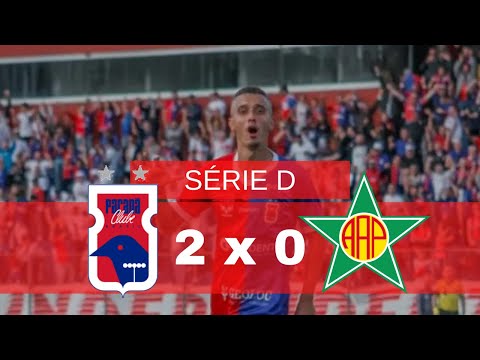 Paraná Clube 2 x 0 Portuguesa-RJ - Resumo da Partida ⚽