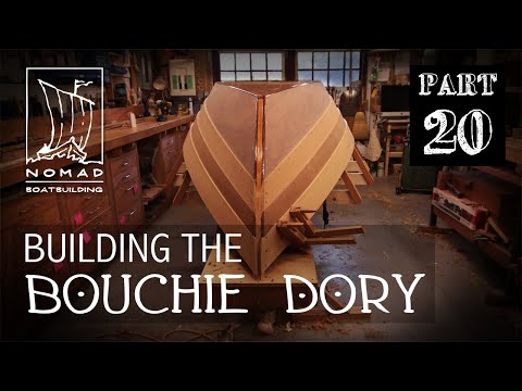 Building the Bouchie Dory Pt. 20 - Lapstrake planking Part 3