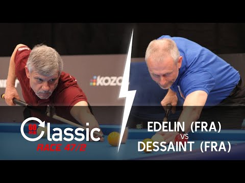 Classic Race 47/2 - Louis EDELIN (FRA) vs PAscal DESSAINT (FRA)