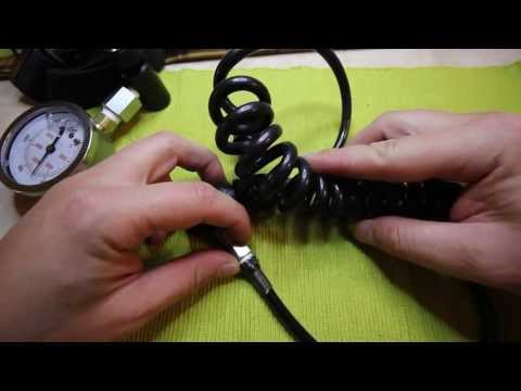 DRC Paintball: how to improve paintball marker remote air line with On/Off/Drain ASA