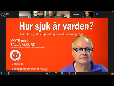 HUR SJUK ÄR VÅRDEN? - Talla Alkurdi, Oppositionsregionråd för Hälso- och sjukvårdsfrågor