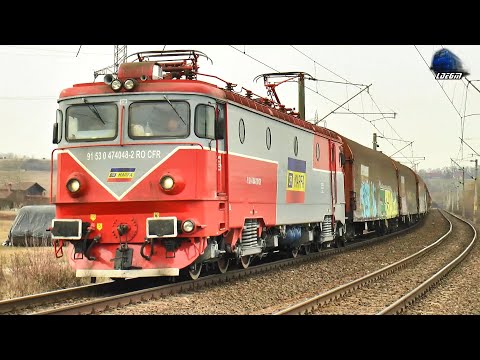 Tren CFR MARFĂ Cargo Train & Mecanici Super Engineers in Beclean pe Someș - 21 Februarie 2024