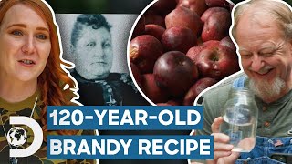 120-Year-Old Brandy Recipe Uses Rotten Apples! | Moonshiners
