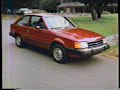1986 Ford Escort The World S Best Selling Car TV Commercial
