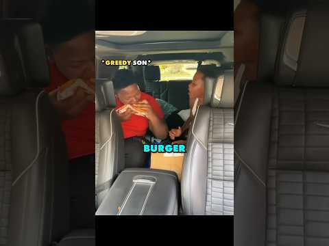 Greedy Son Ate His Dad’s Burger! 🤬🍔#shorts